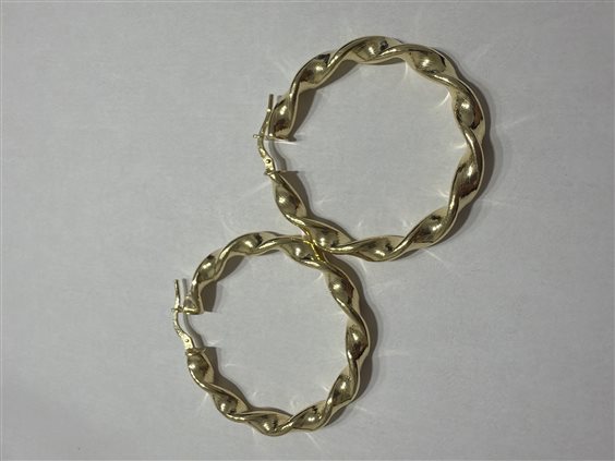 Orecchini Domar Donna Cerchi argento 925 lisci in Argento ORAR-476-280 - ORAR-476-280